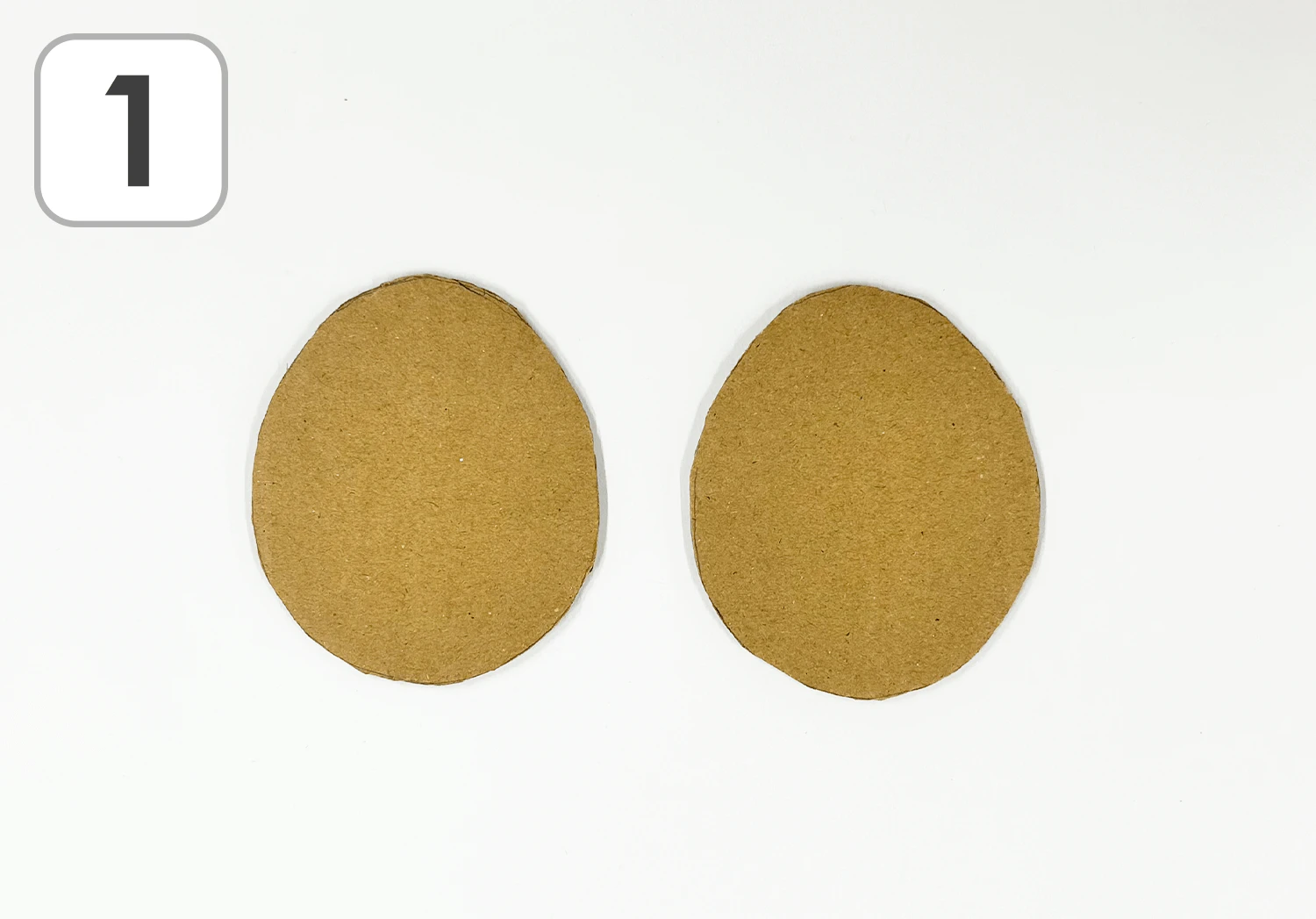 鬼のでんでん太鼓の製作手順1