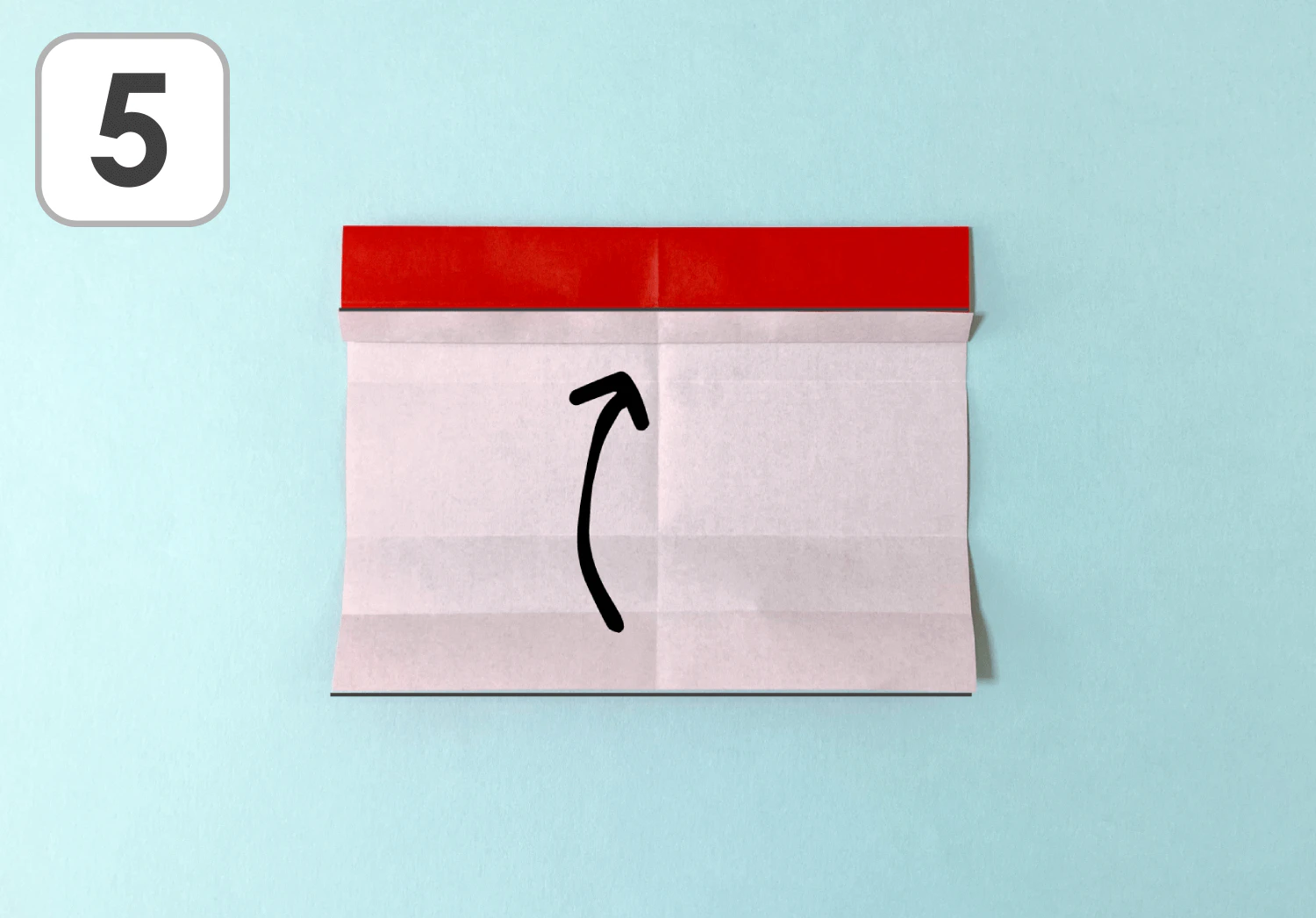 サンタクロースの折り方5