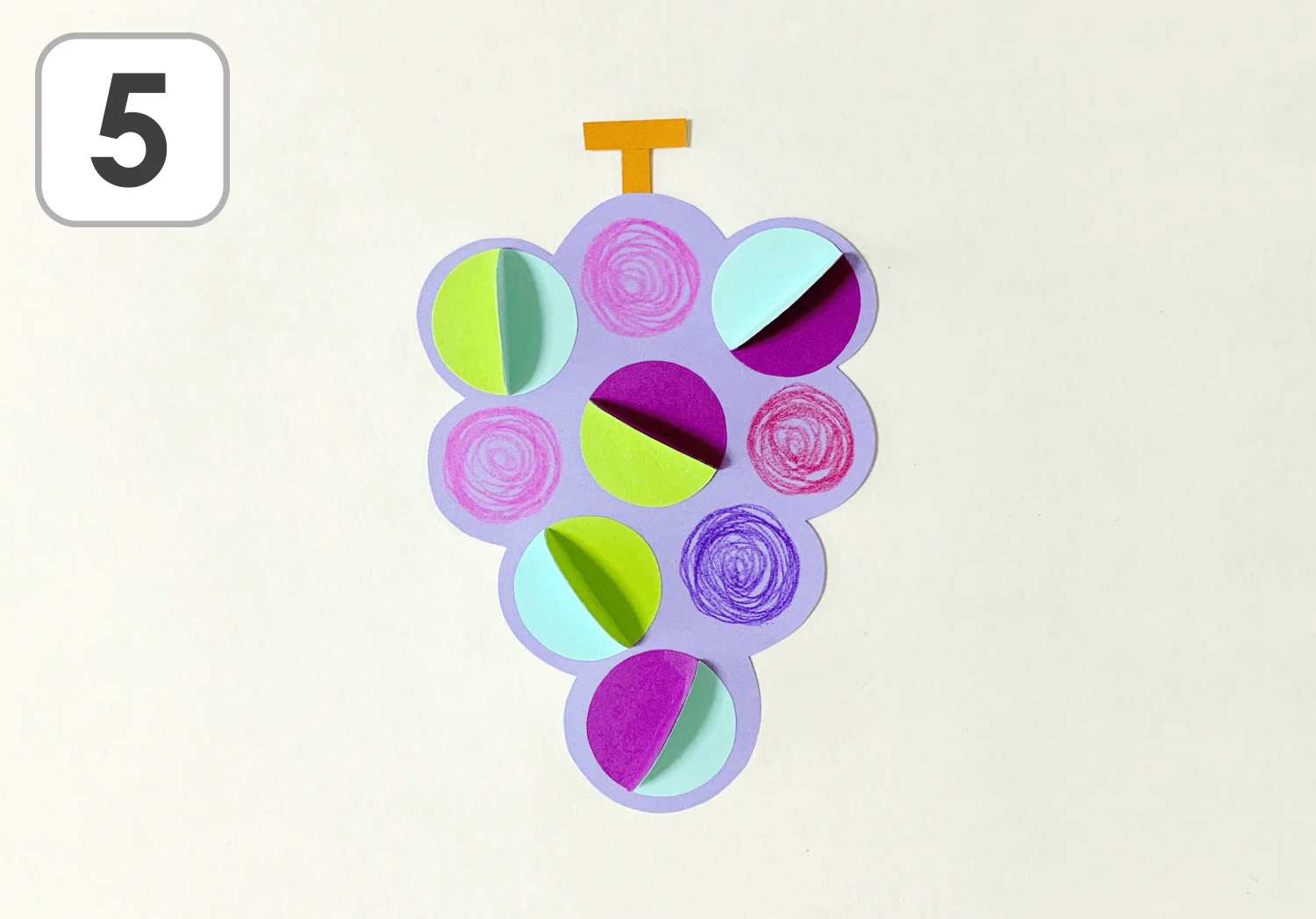 立体のブドウの製作手順5