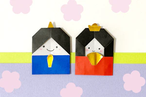 おりがみの雛人形