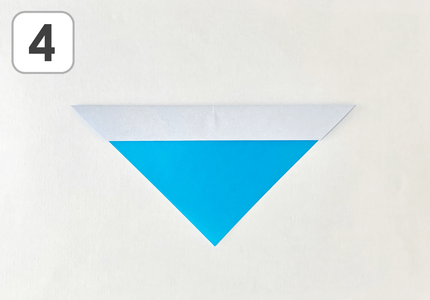 こいのぼり紙飛行機の製作手順4