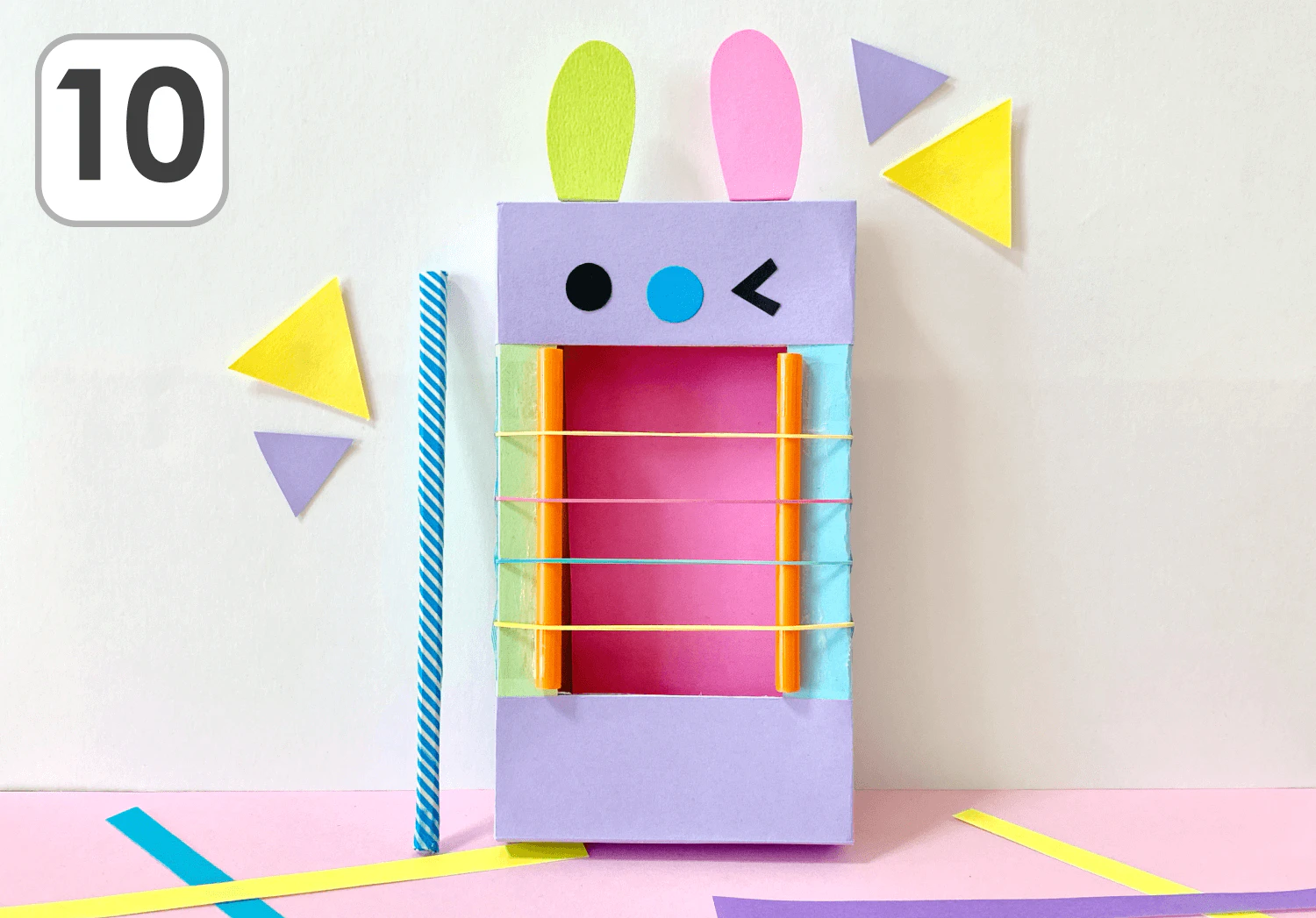 うさぎの空箱ギターの製作手順10