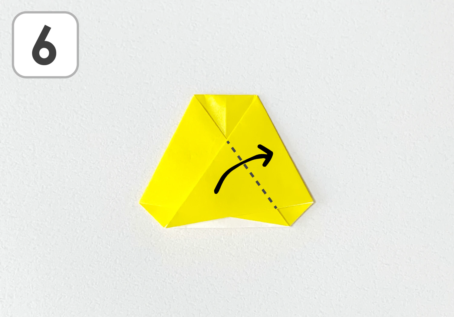 とらの折り方６