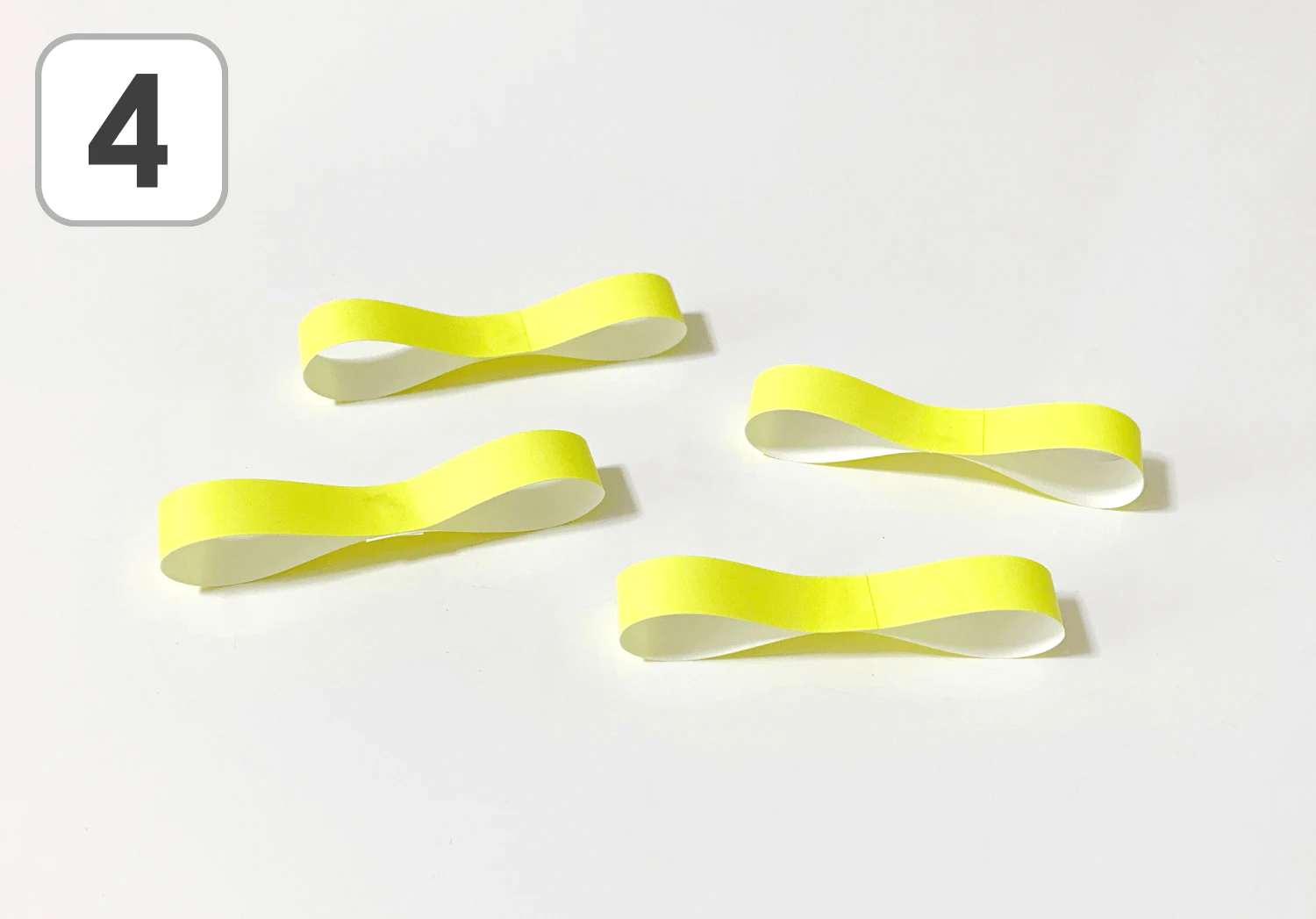 折り紙とストローで作る花束製作_A手順4