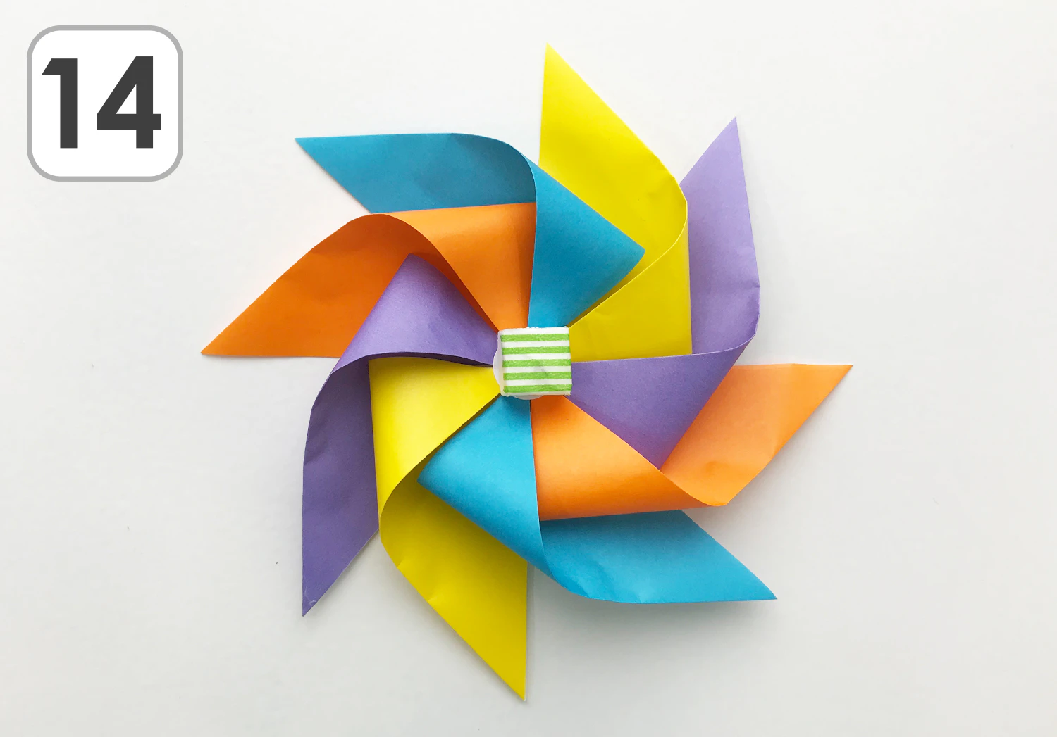 かざぐるまの製作手順14