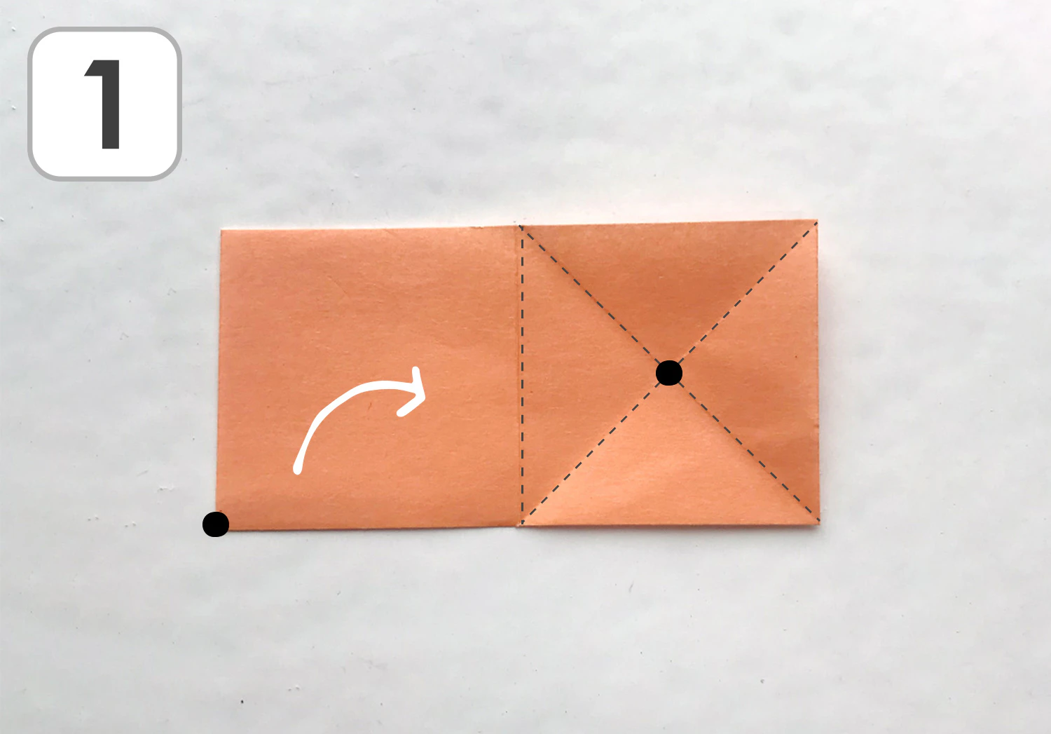 七夕切り紙製作B手順1