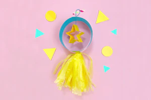 七夕の星飾りの製作