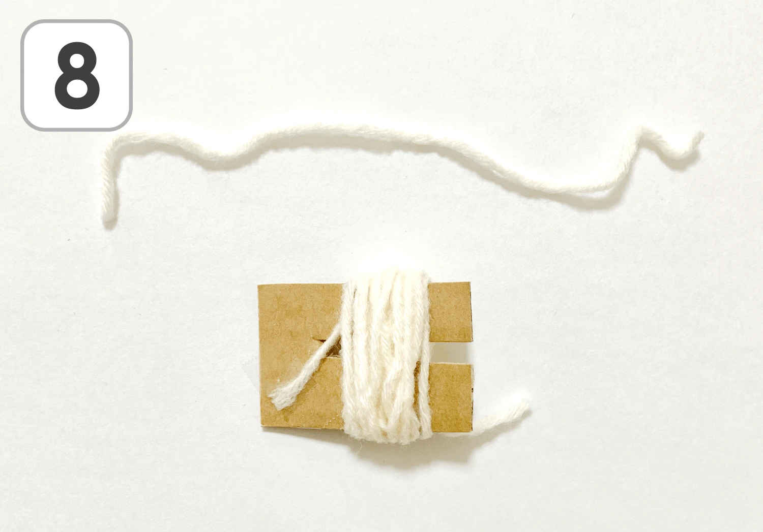 紐通しのニット帽子の製作手順8