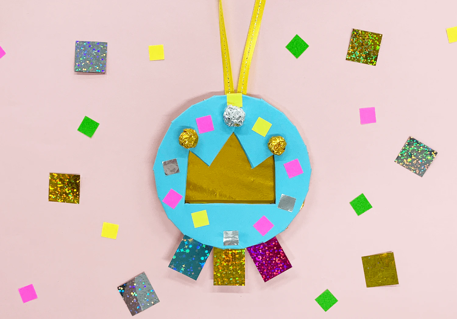 製作「運動会のキラキラメダル」