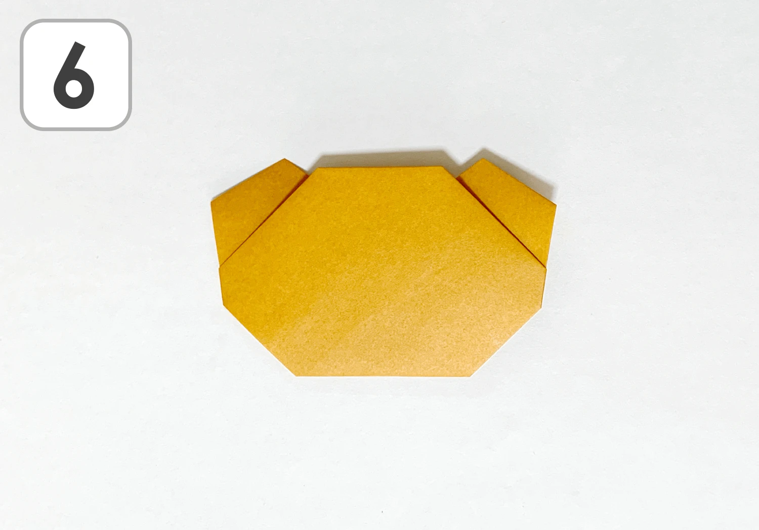 たぬきの折り方6