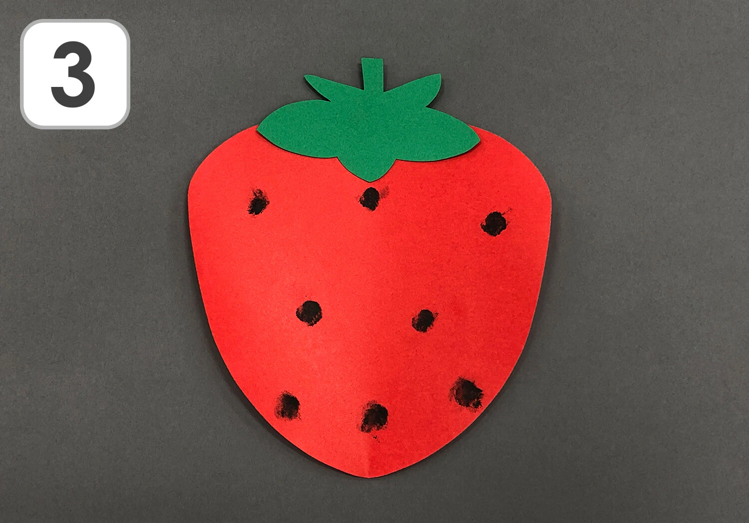 いちごの製作手順3