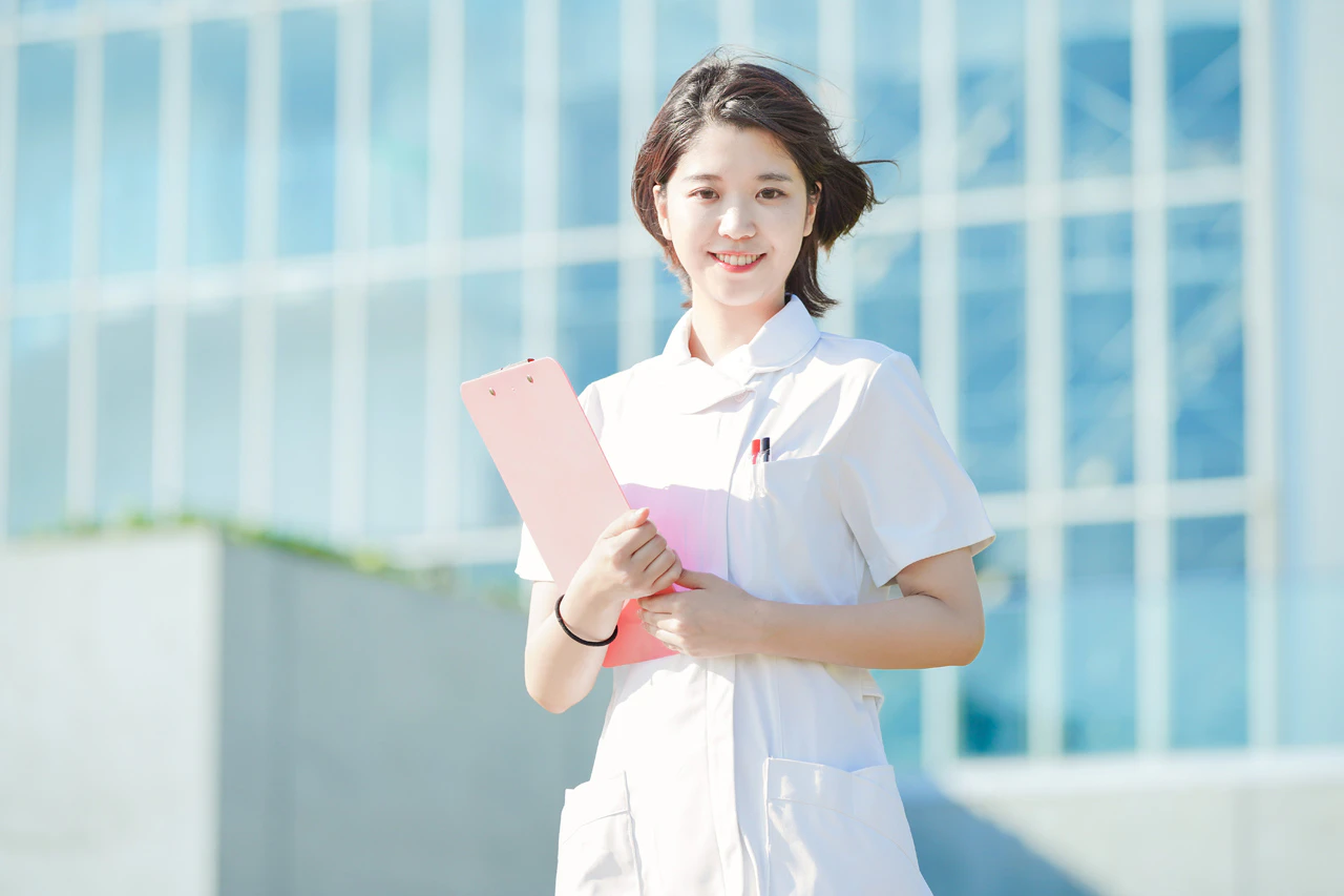 笑顔の看護師さん