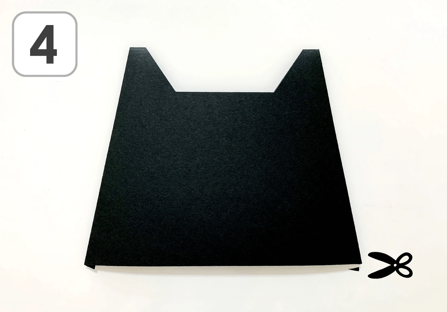 ネコの帽子の製作手順4