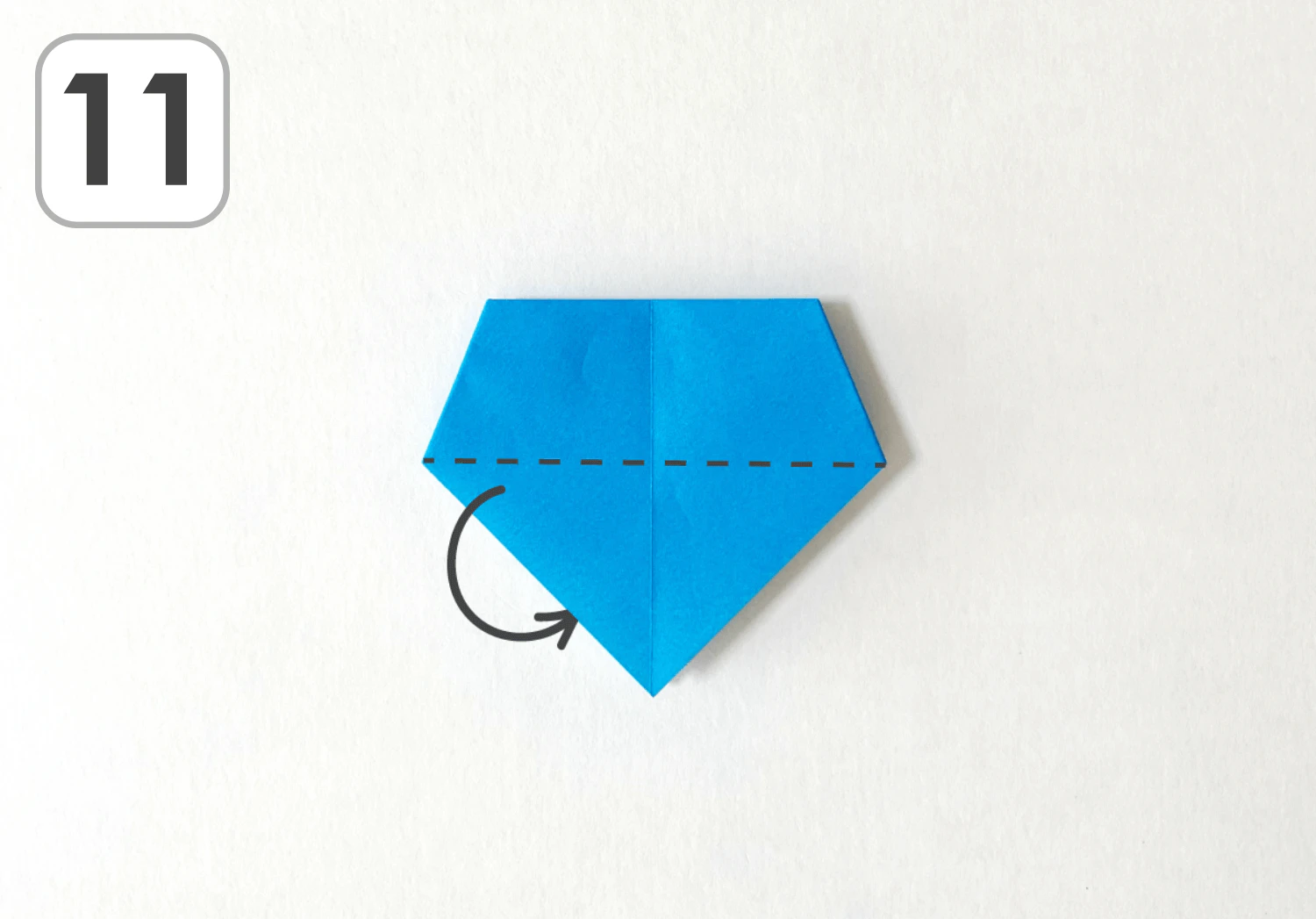 お豆入れの折り方11