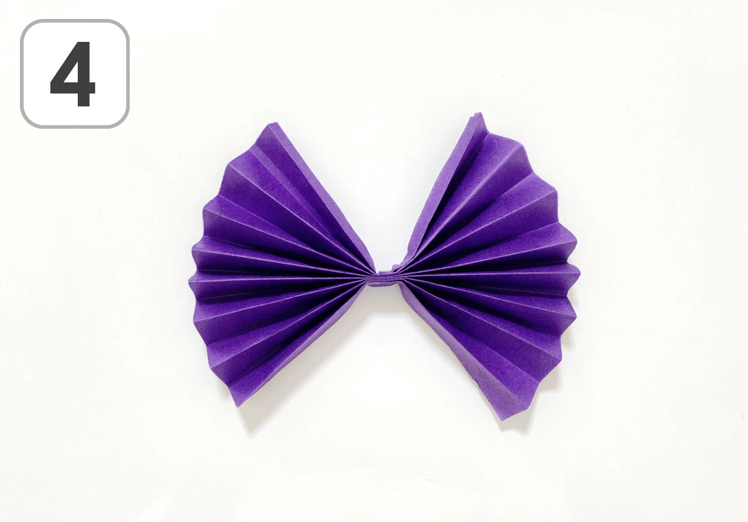 コウモリの蝶ネクタイの製作手順4