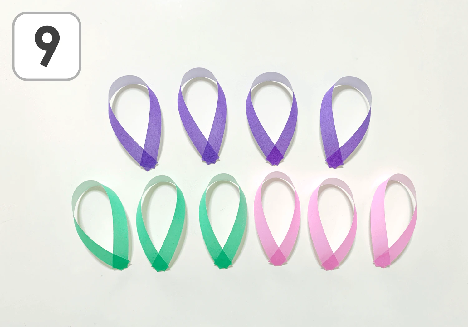 立体的なお花制作手順9