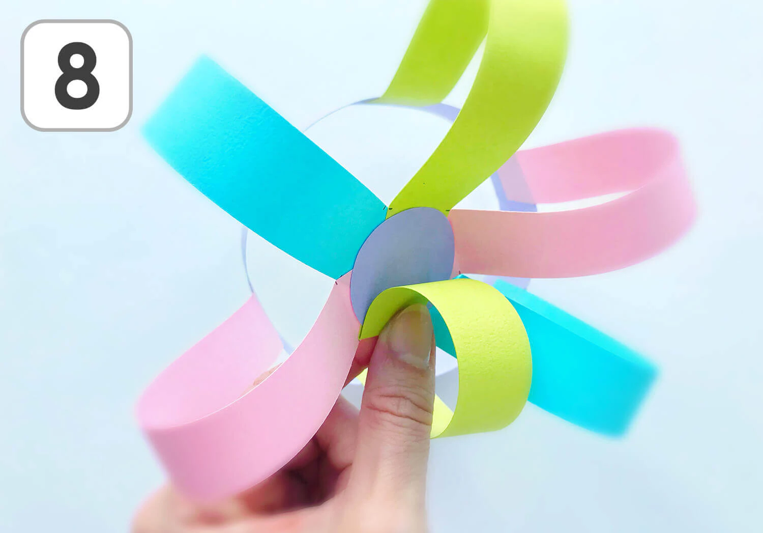 カラフル王冠の製作手順8