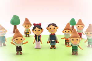 粘土細工の人形の写真