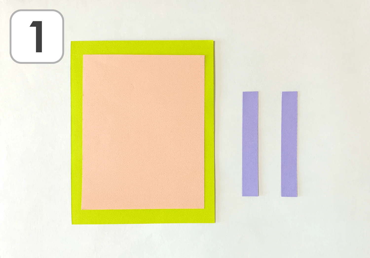 切り紙の凧の製作手順１