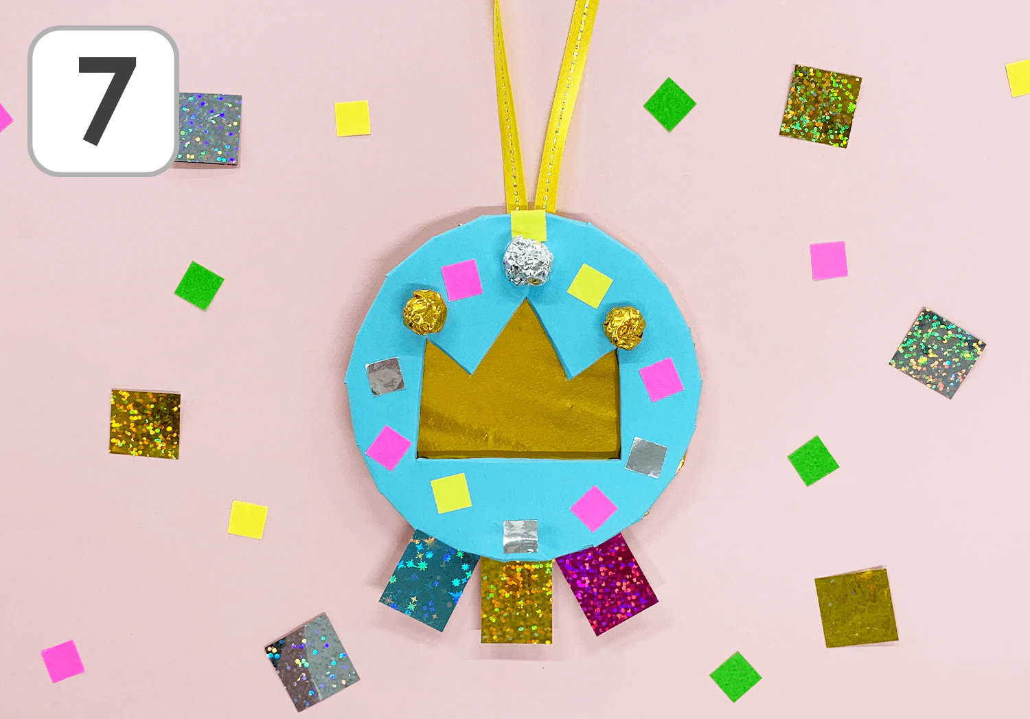 運動会のメダルの作り方7