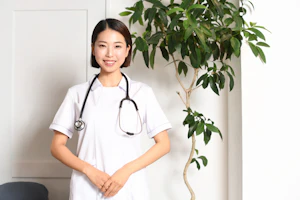 微笑む看護師さん