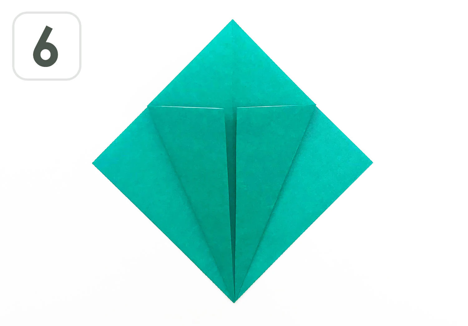 おりがみツリー作り方6