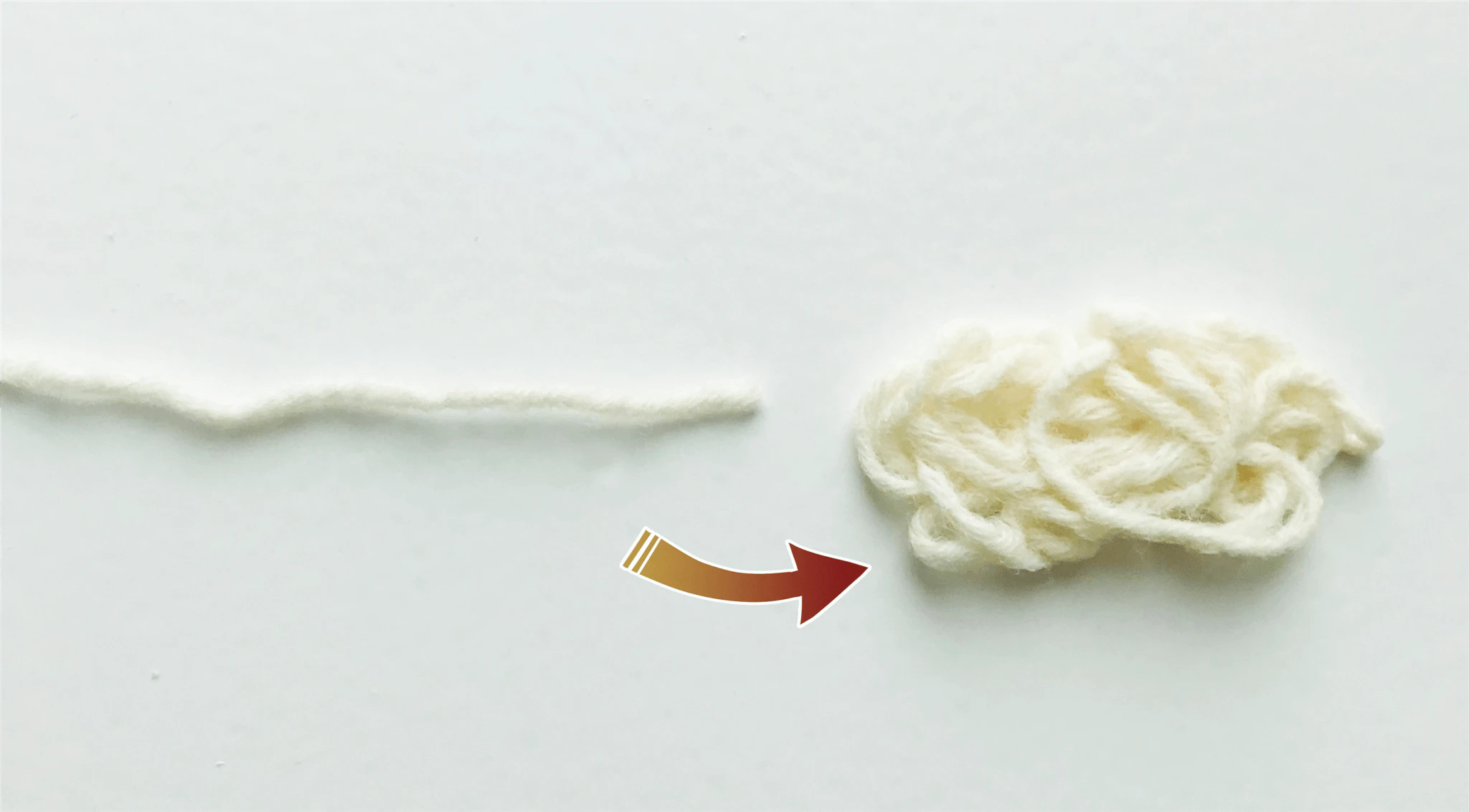 サンタクロースのハンドベル製作手順4