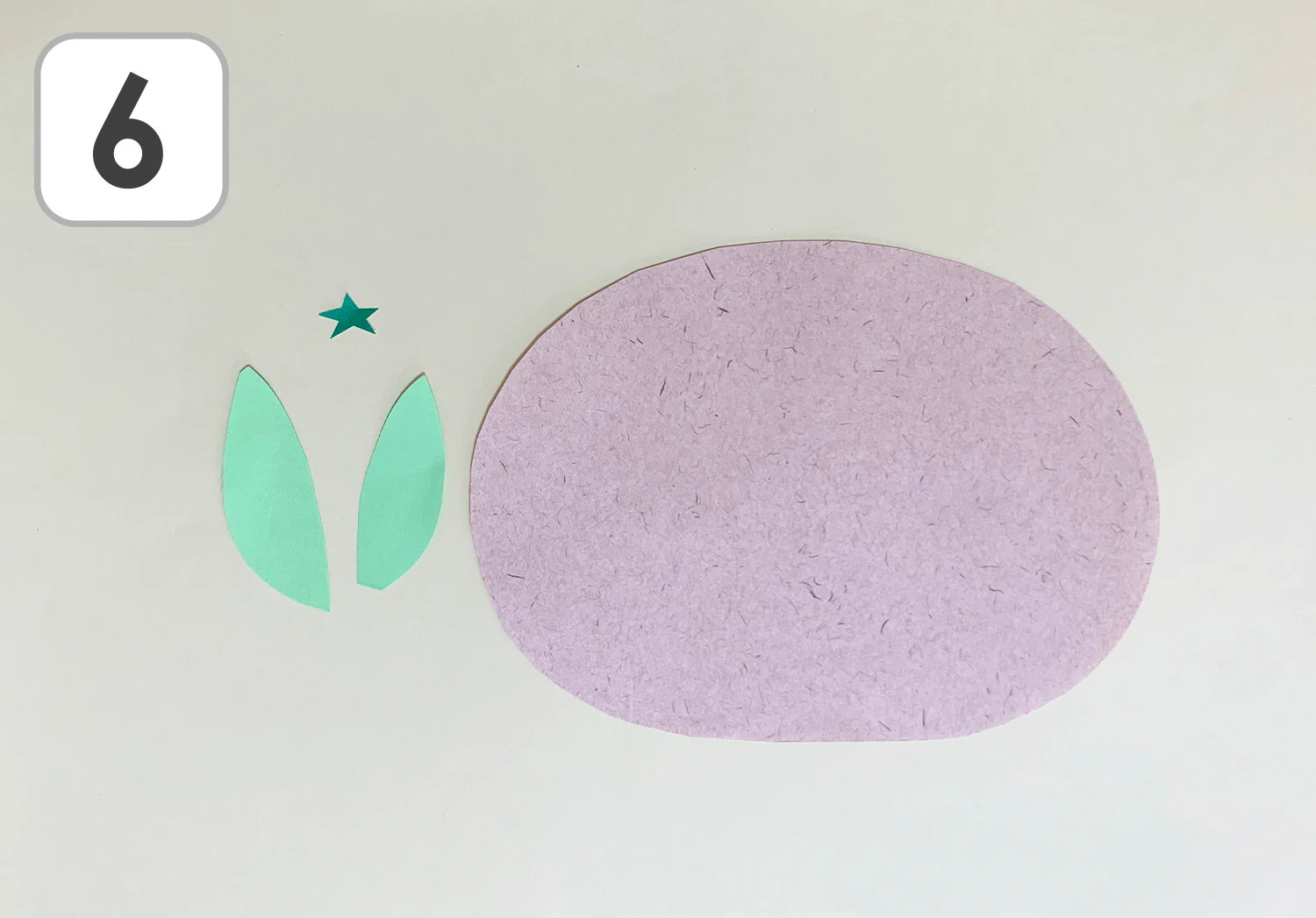 風船スタンプの夏野菜の製作手順6