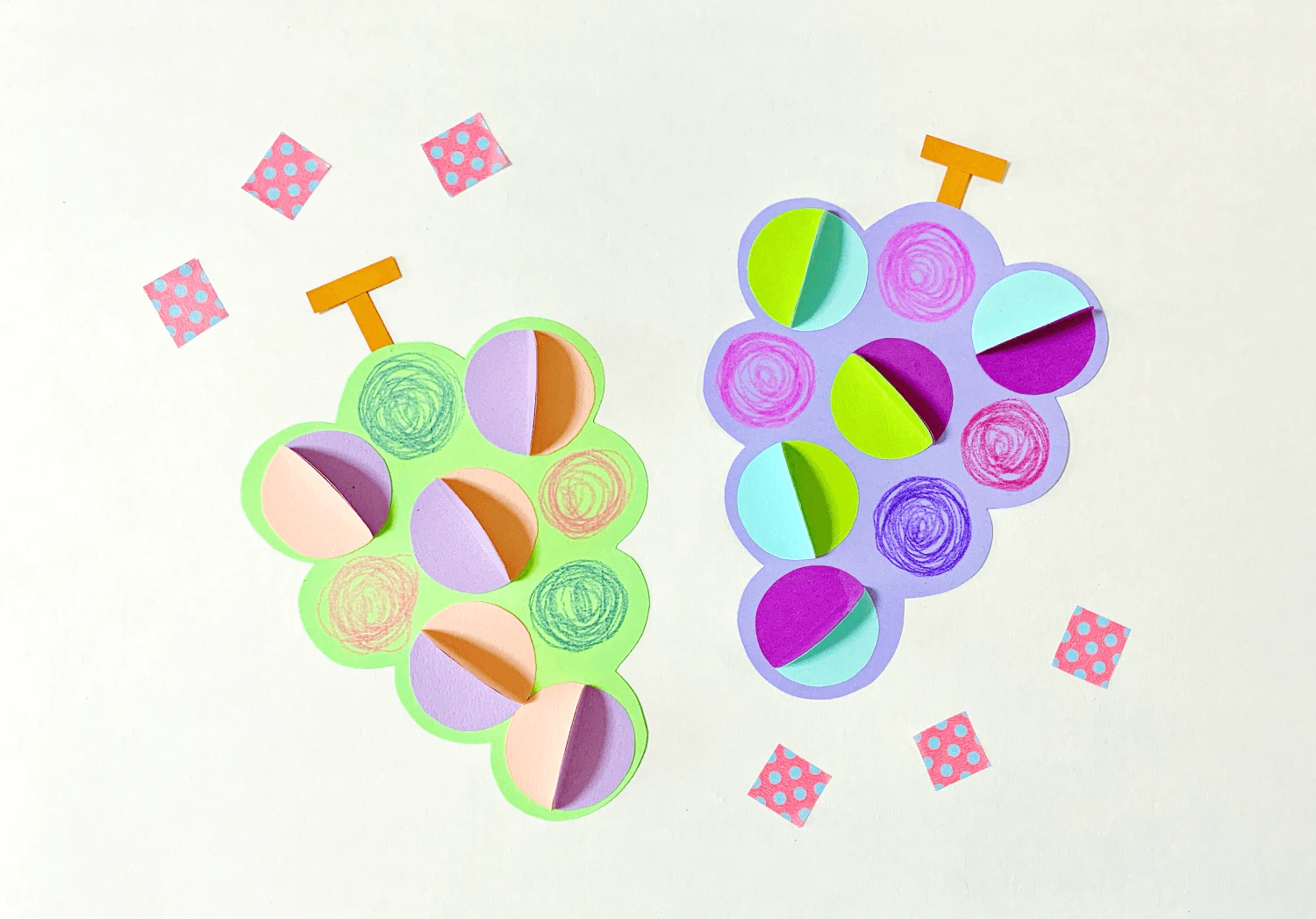 立体のブドウのアレンジ