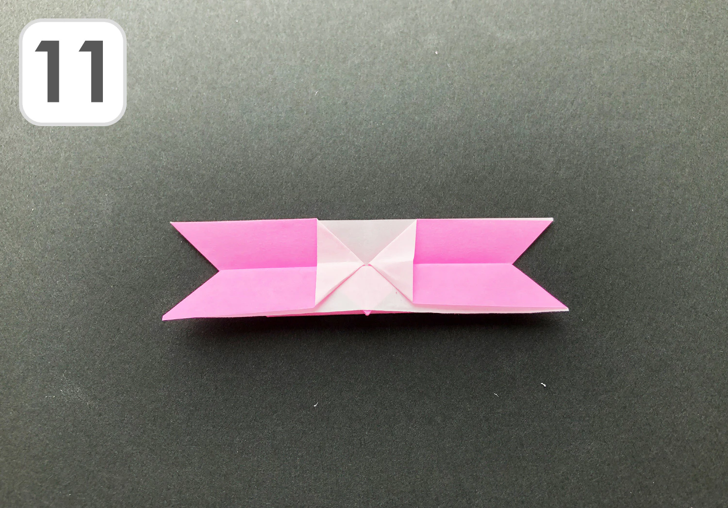 おりがみコスモスの折り方11