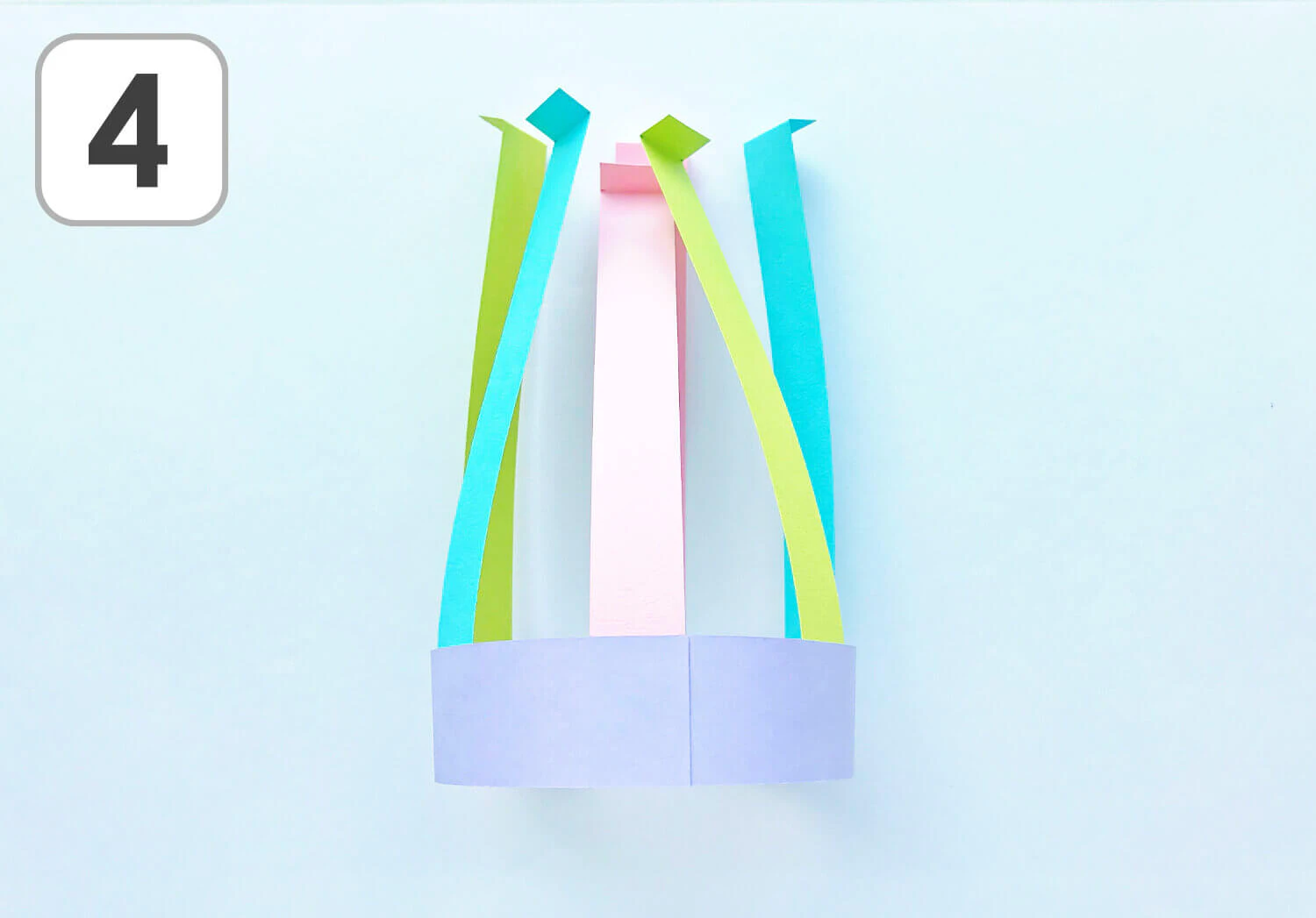 カラフル王冠の製作手順4