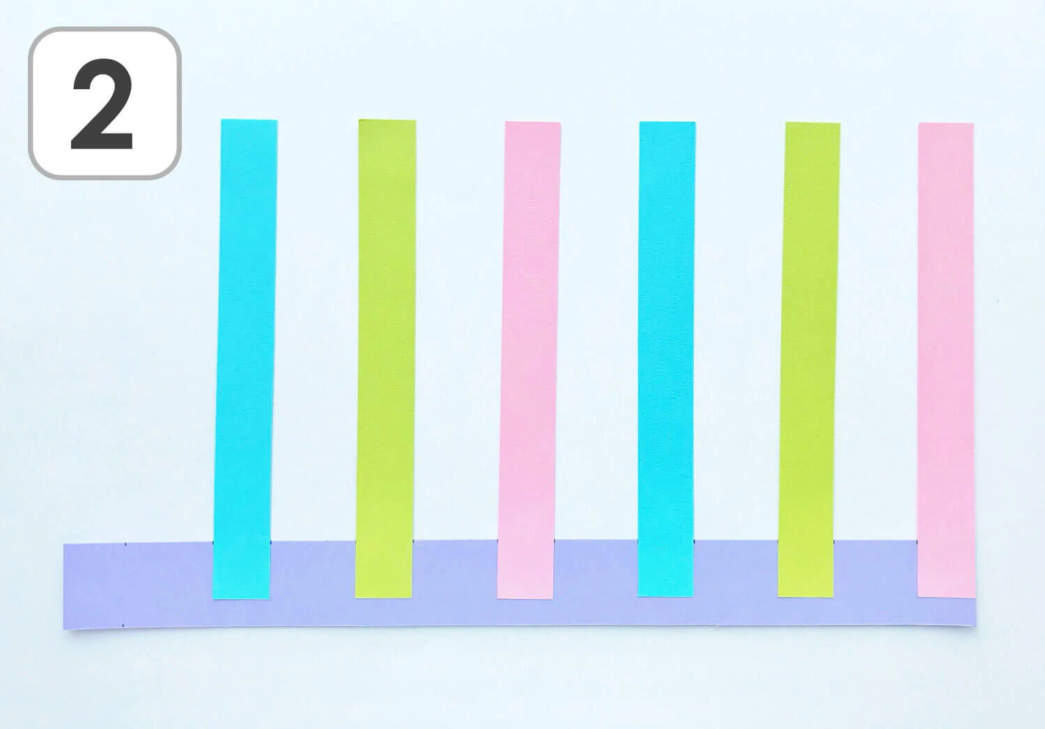 カラフル王冠の製作手順2