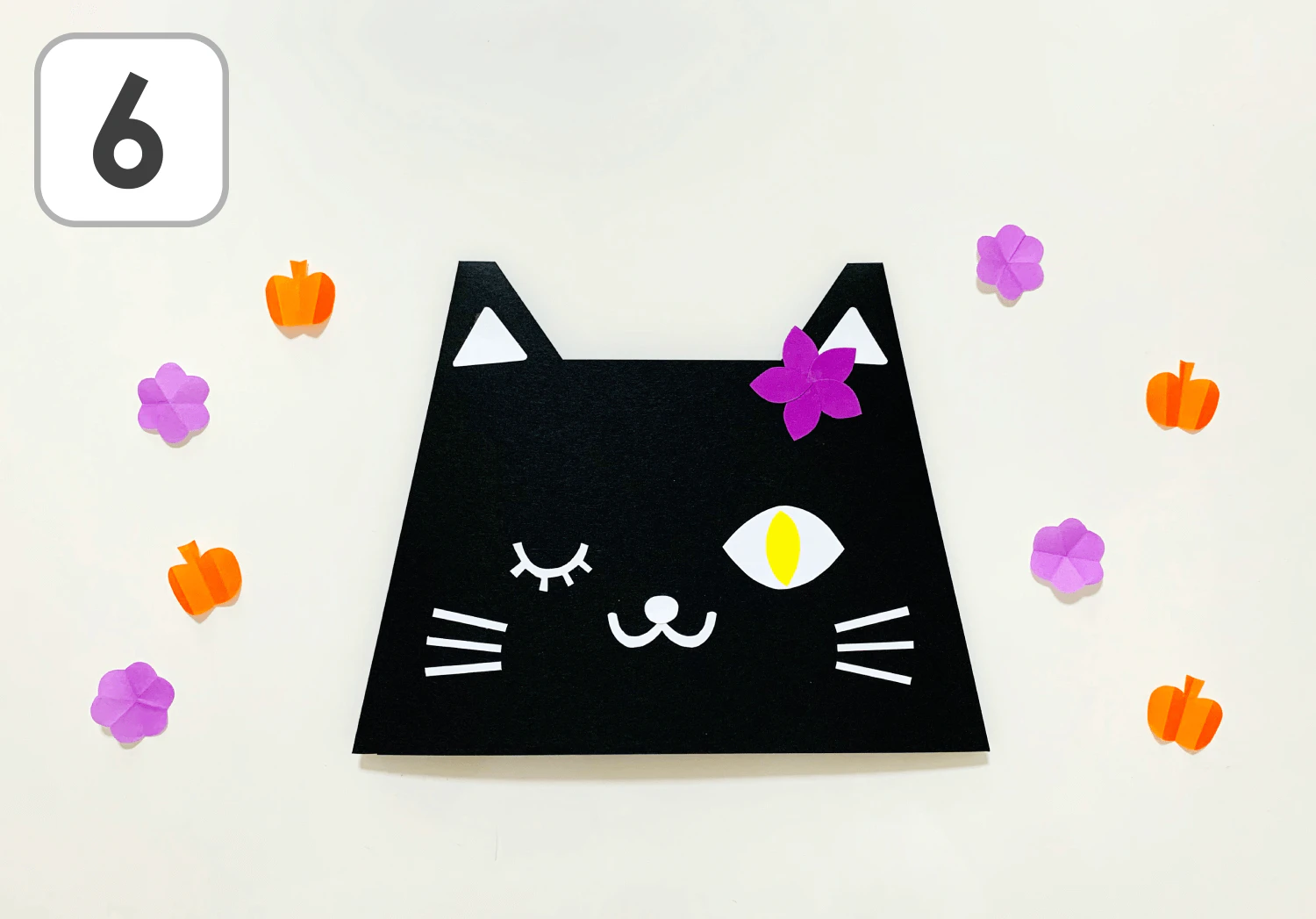 ネコの帽子の製作手順6