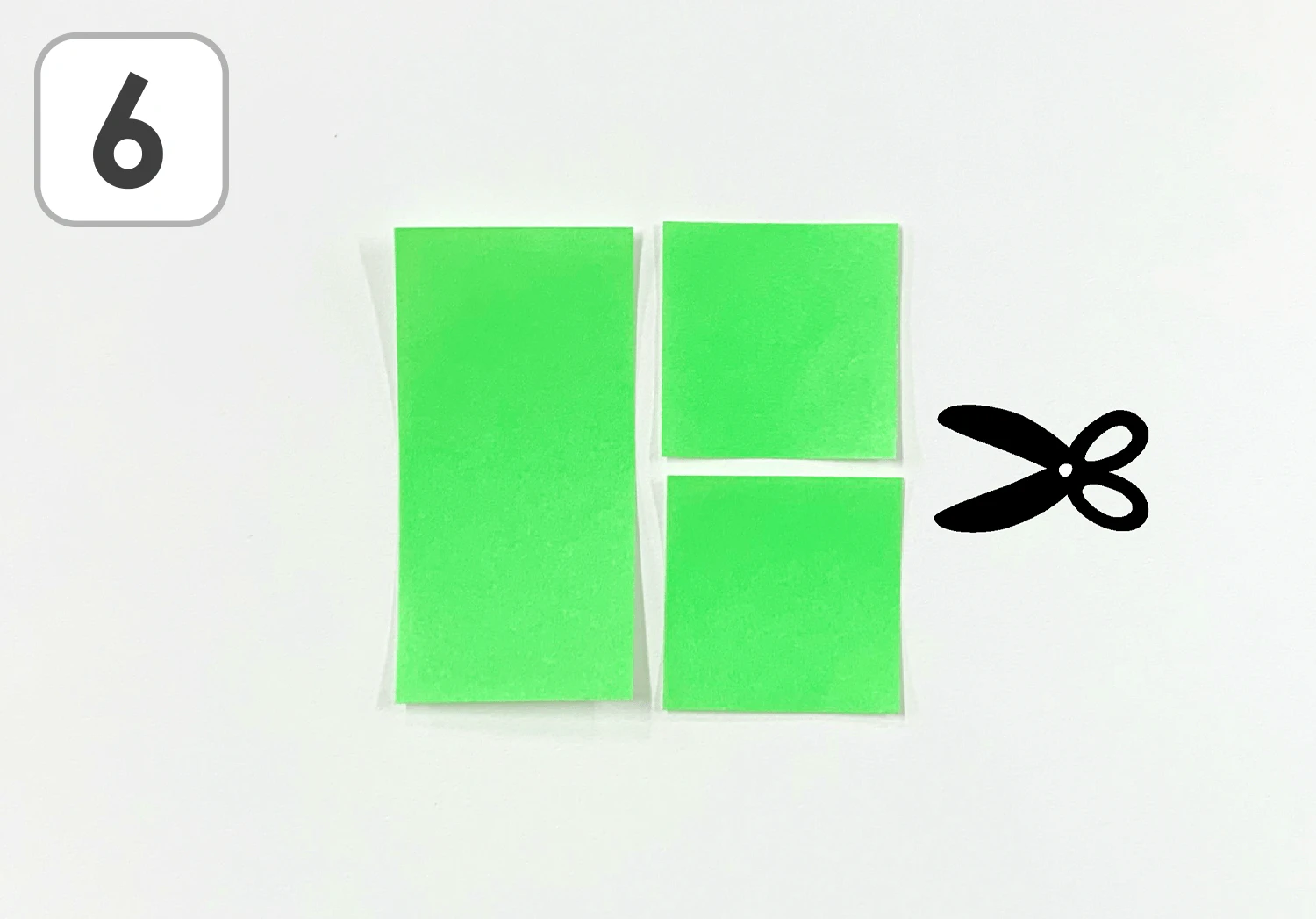 菜の花の折り方６