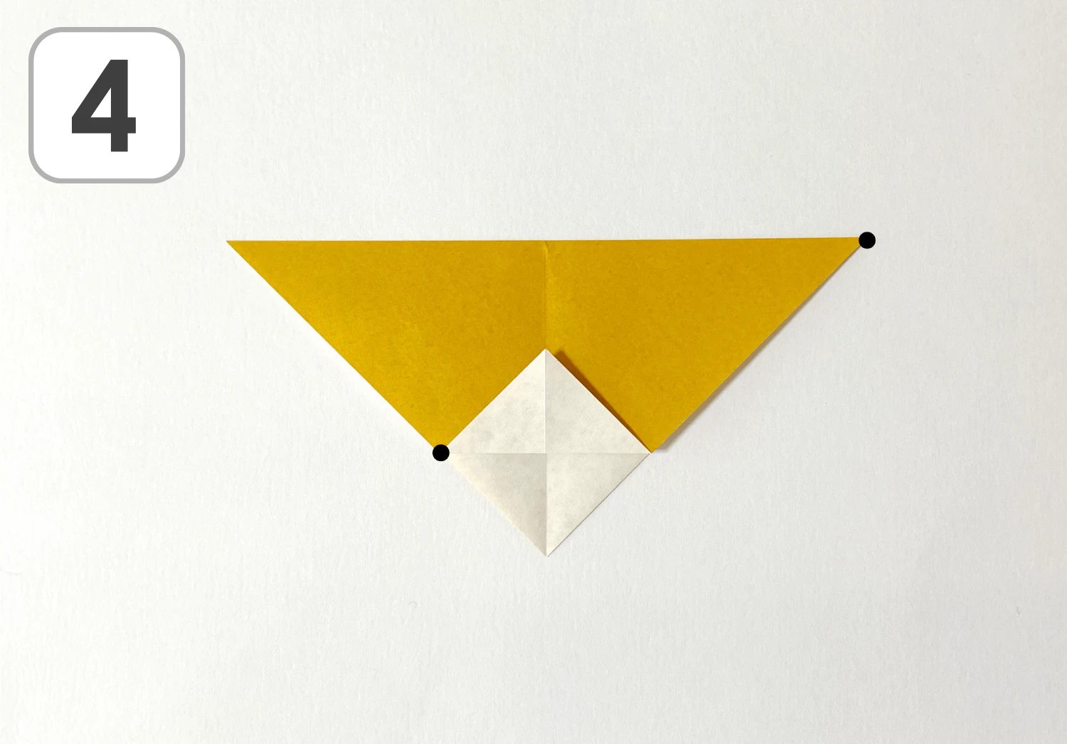 おりがみくまの折り方4