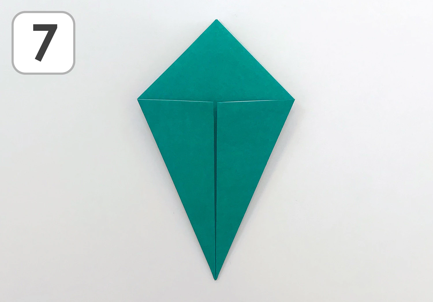 立体ツリーの折り方7