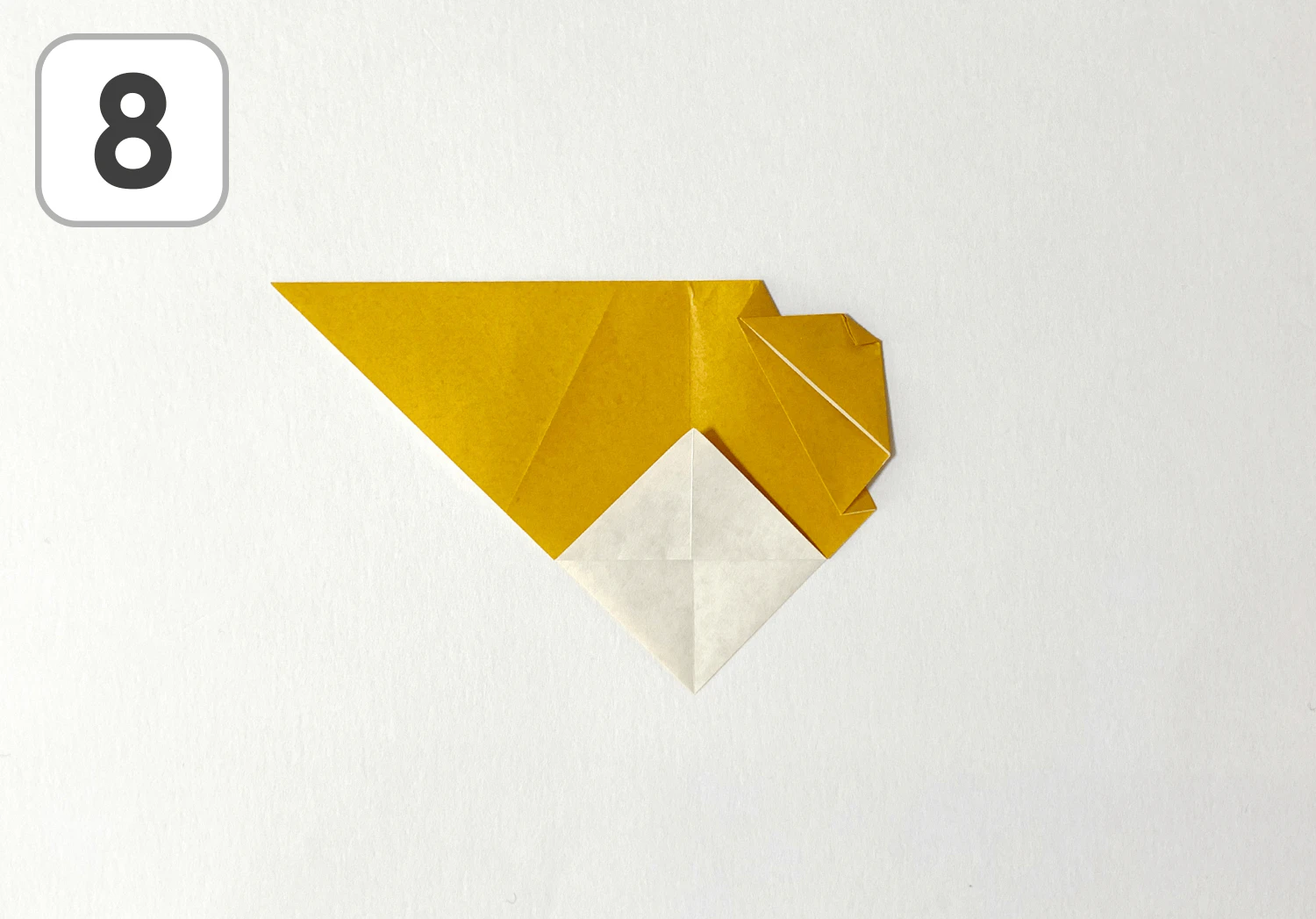 おりがみくまの折り方8