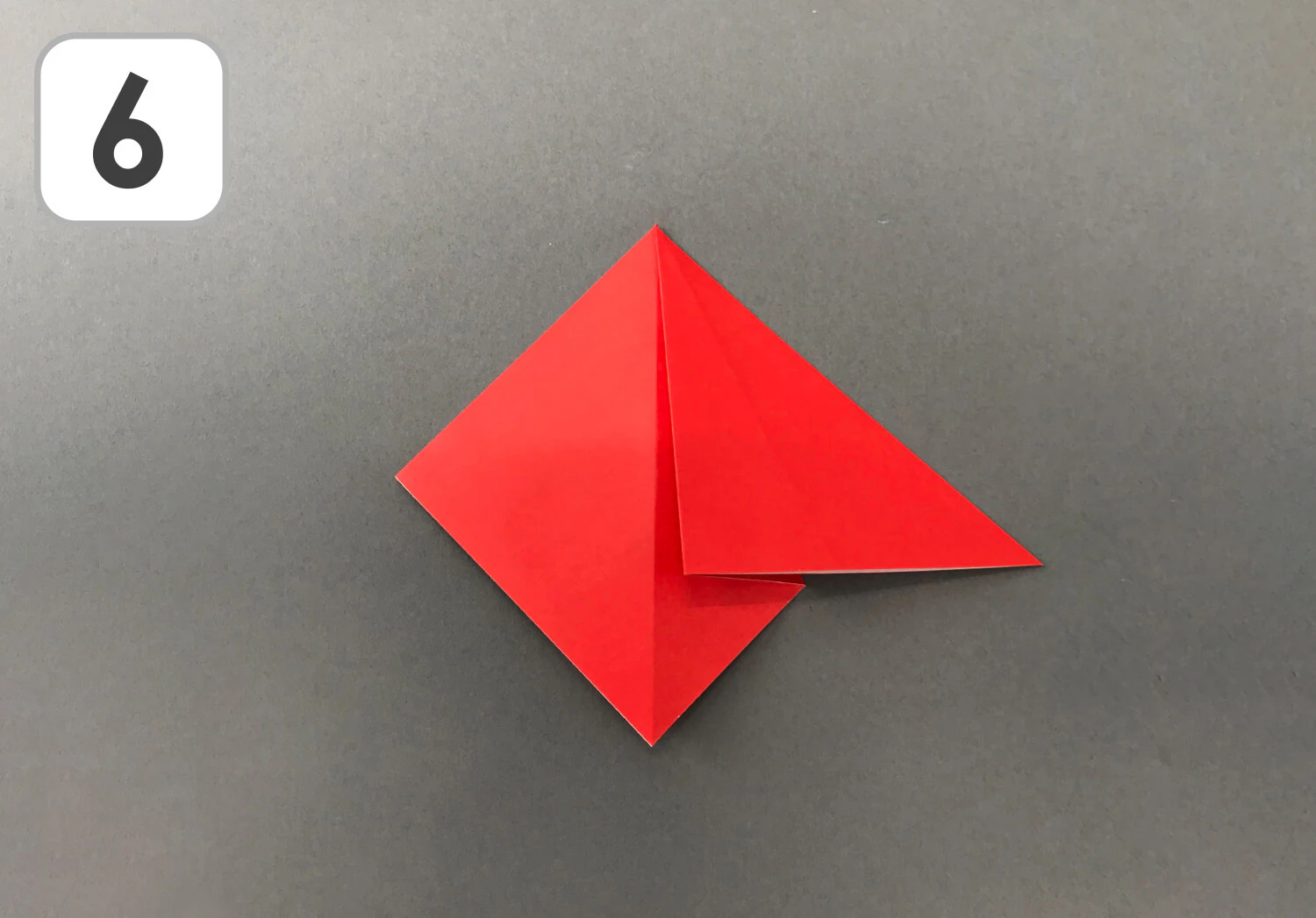 おりがみ傘の手順6