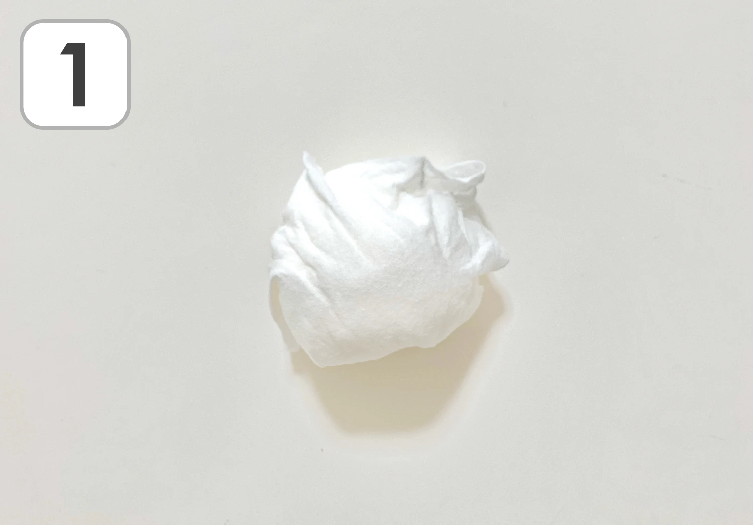 トゲトゲいがの栗の製作手順1