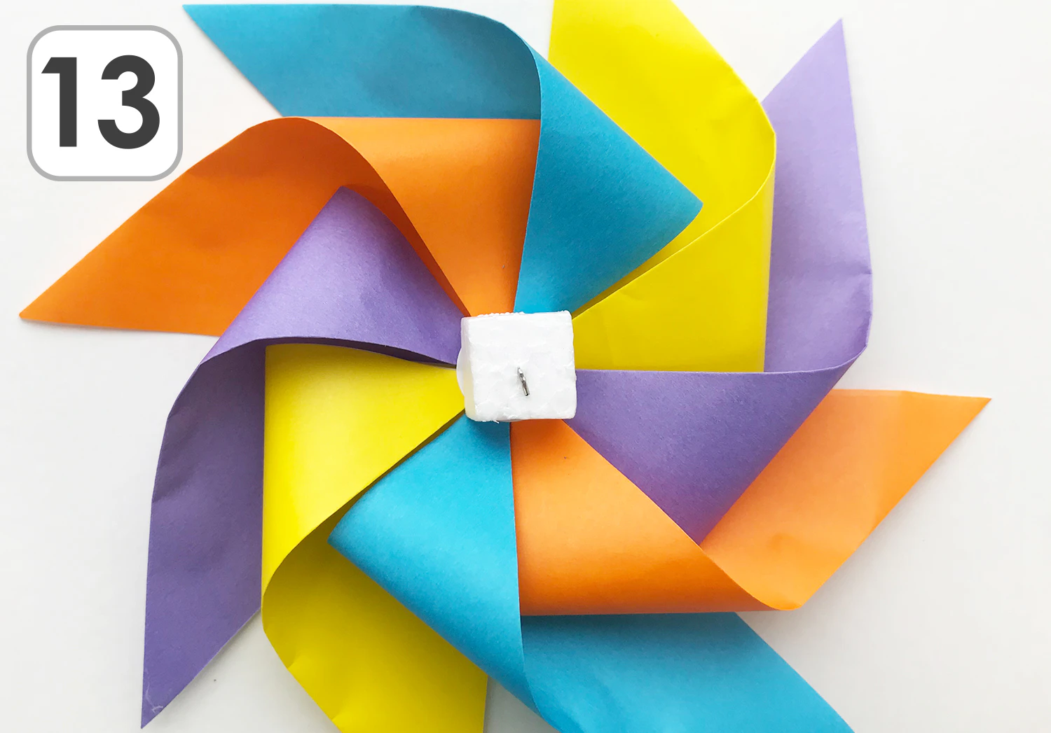 かざぐるまの製作手順13