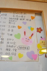 日次スケジュール