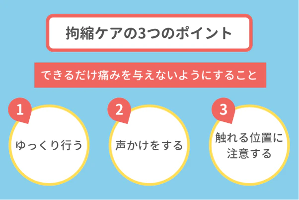 拘縮ケアの3つのポイント