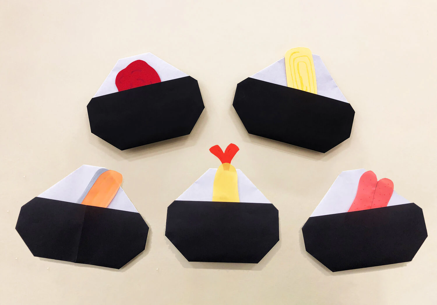 おにぎりのおりがみ