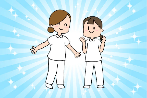 看護師が2人立っている