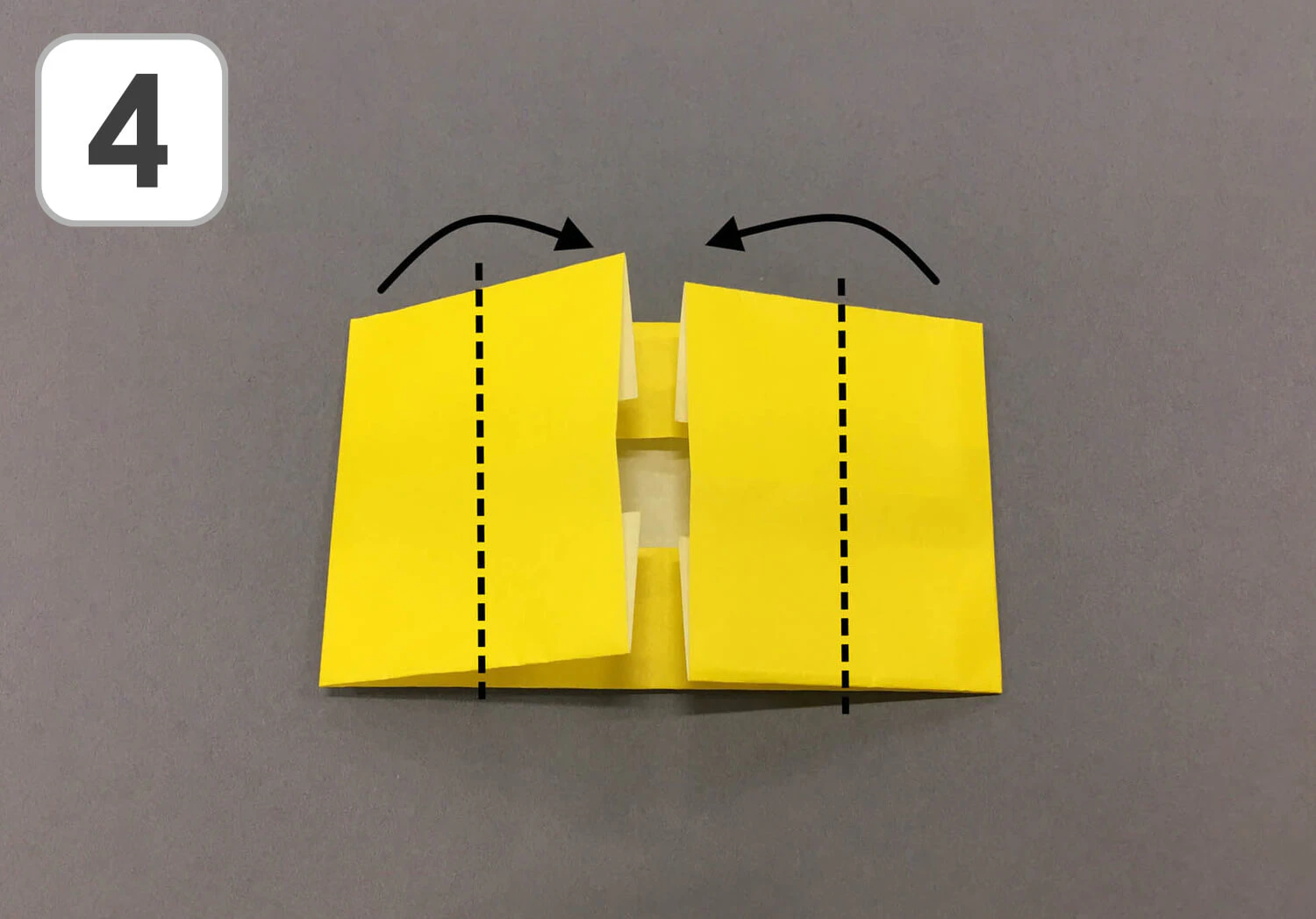 折り紙で作るたんぽぽの製作手順4
