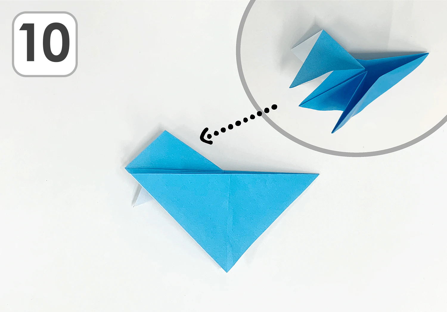 鳥の折り方１０