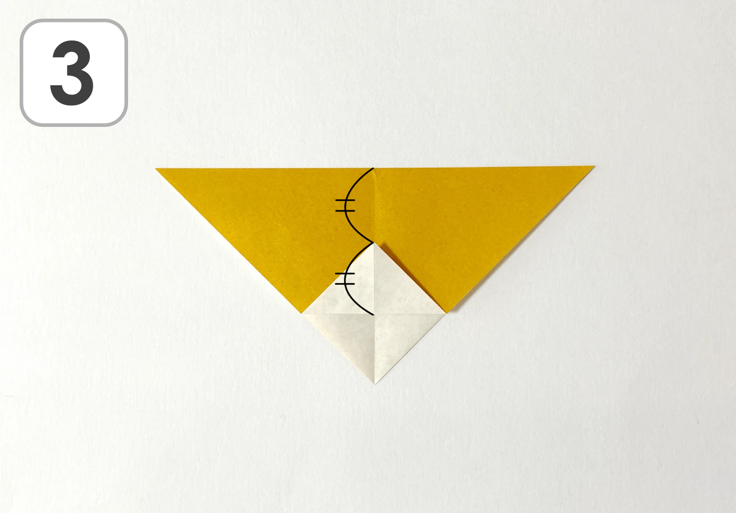 おりがみくまの折り方3