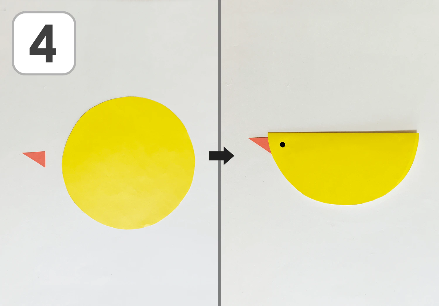 さくらんぼと小鳥の製作手順4