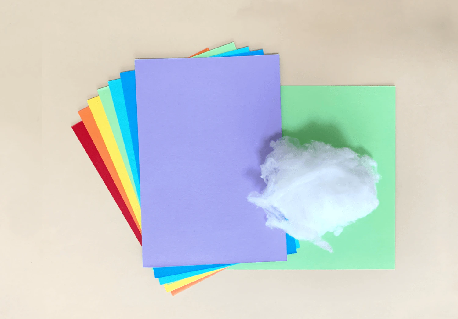 立体の虹の準備物