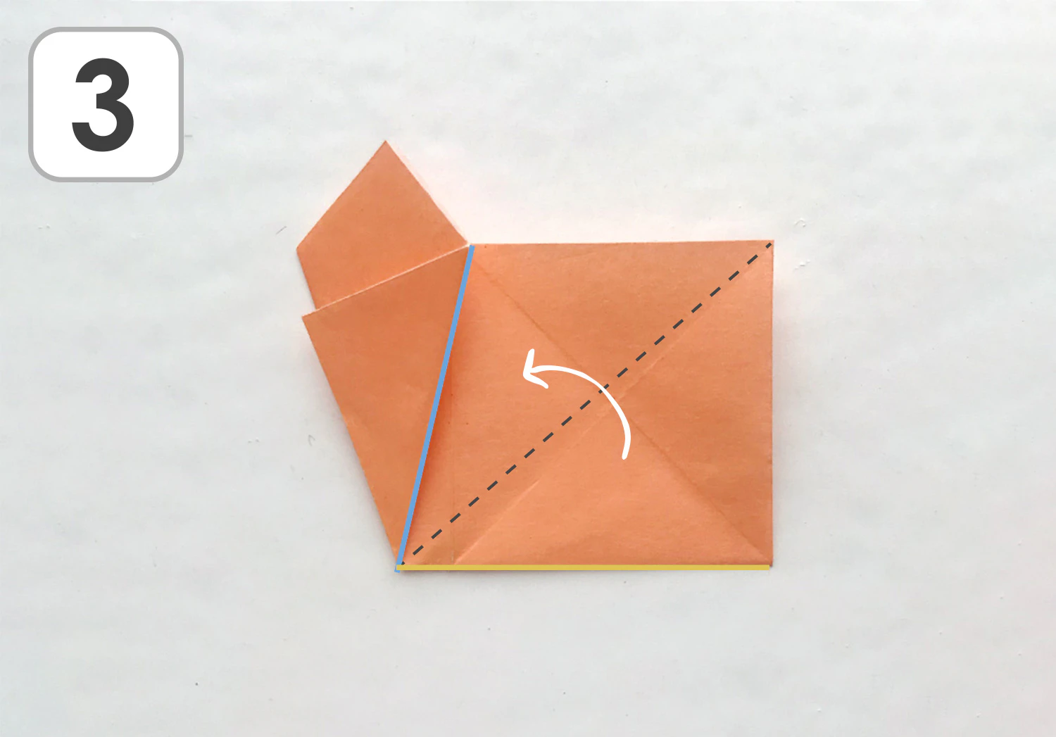 七夕切り紙製作B手順3